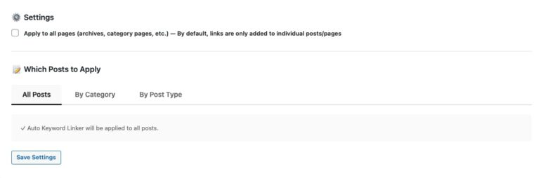 Eatransform Auto Link All Posts Option