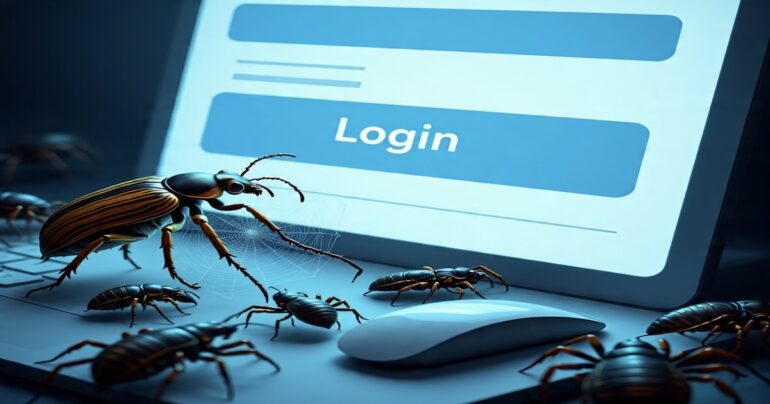 Senhas fortes e autenticação em dois fatores fornecem segurança contra invasão. Ilustração créditos: IA