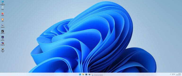 Área De Trabalho do Windows após instalação. Captura créditos: radiotvwebnews