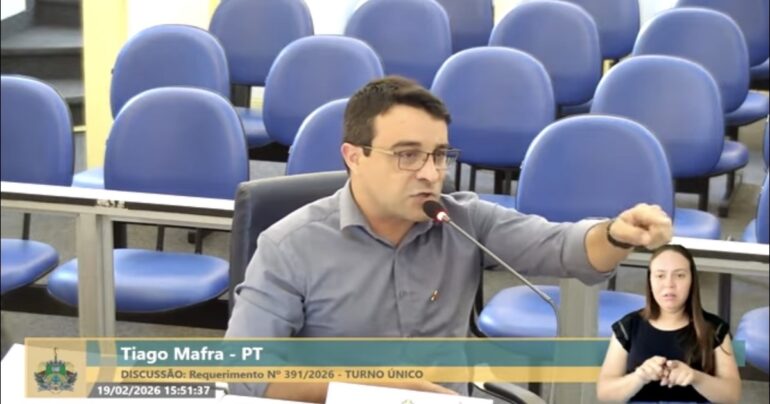 Vereador Tiago Mafra. Captura créditos: radiotvwebnews