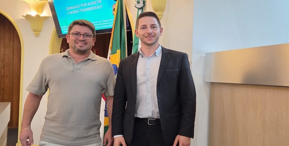 Vereadores Aliff Jimenes e Flavinho de Lima e Silva