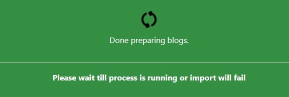 Website Migration Importando Arquivos