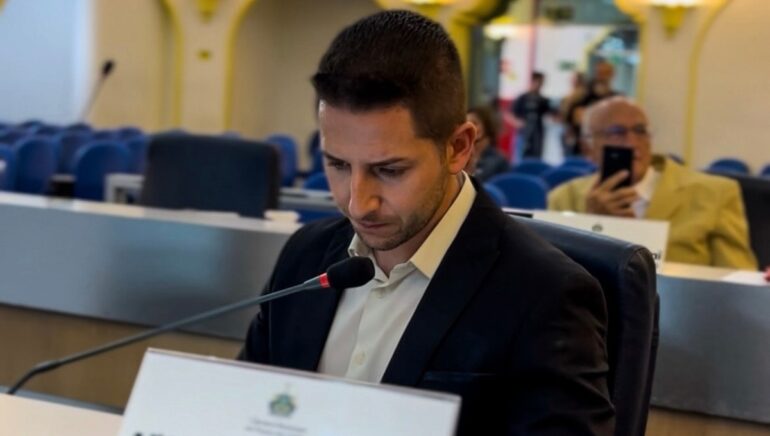 Vereador Aliff Jimenes. Foto créditos: Assessoria do vereador