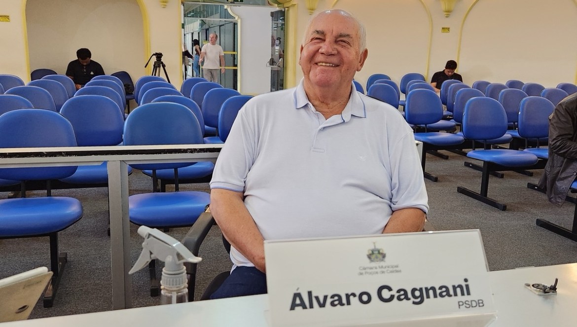Vereador Álvaro Cagnani. Foto créditos: Ascom câmara