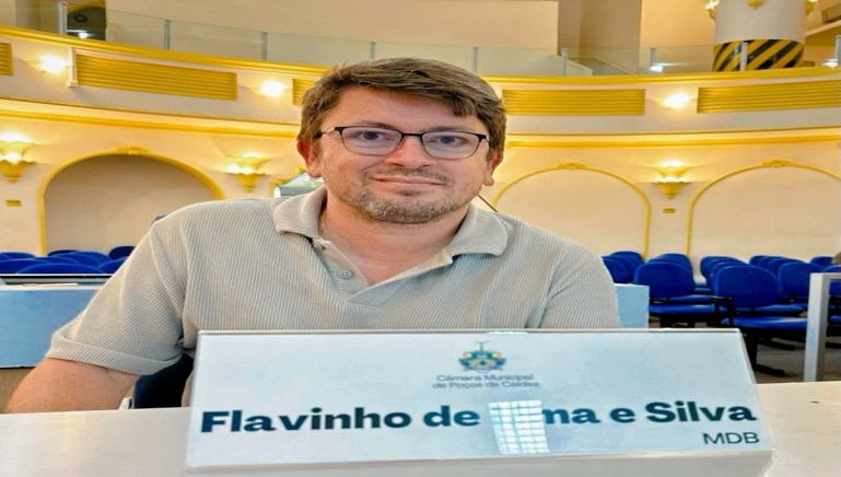 Vereador Flavio Togni de Lima e Silva. Foto créditos: Ascom câmara