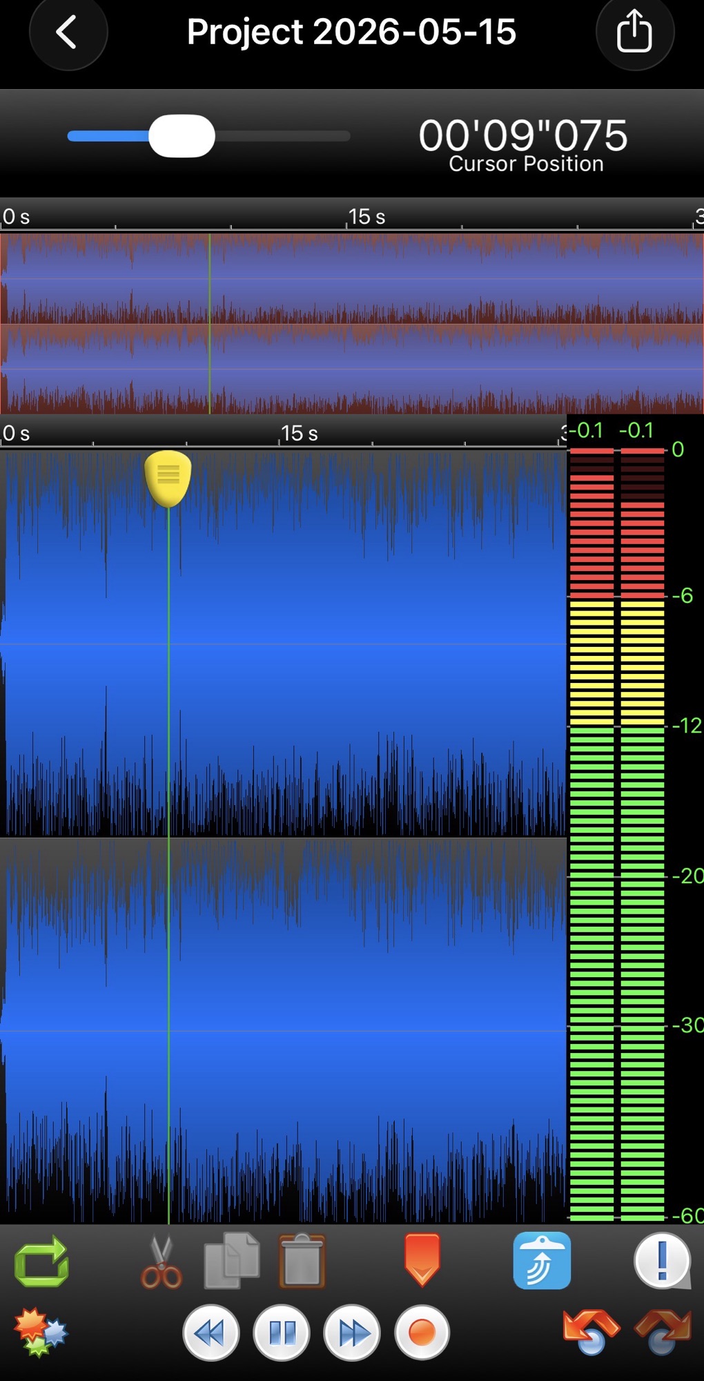 TwistedWave para IPhone, um estúdio completo na palma da mão. Imagem créditos: radiotvwebnews