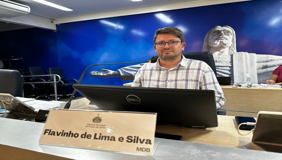 Flávio de Lima e Silva, um dos vereadores mais atuantes na câmara. Foto créditos: Ascom