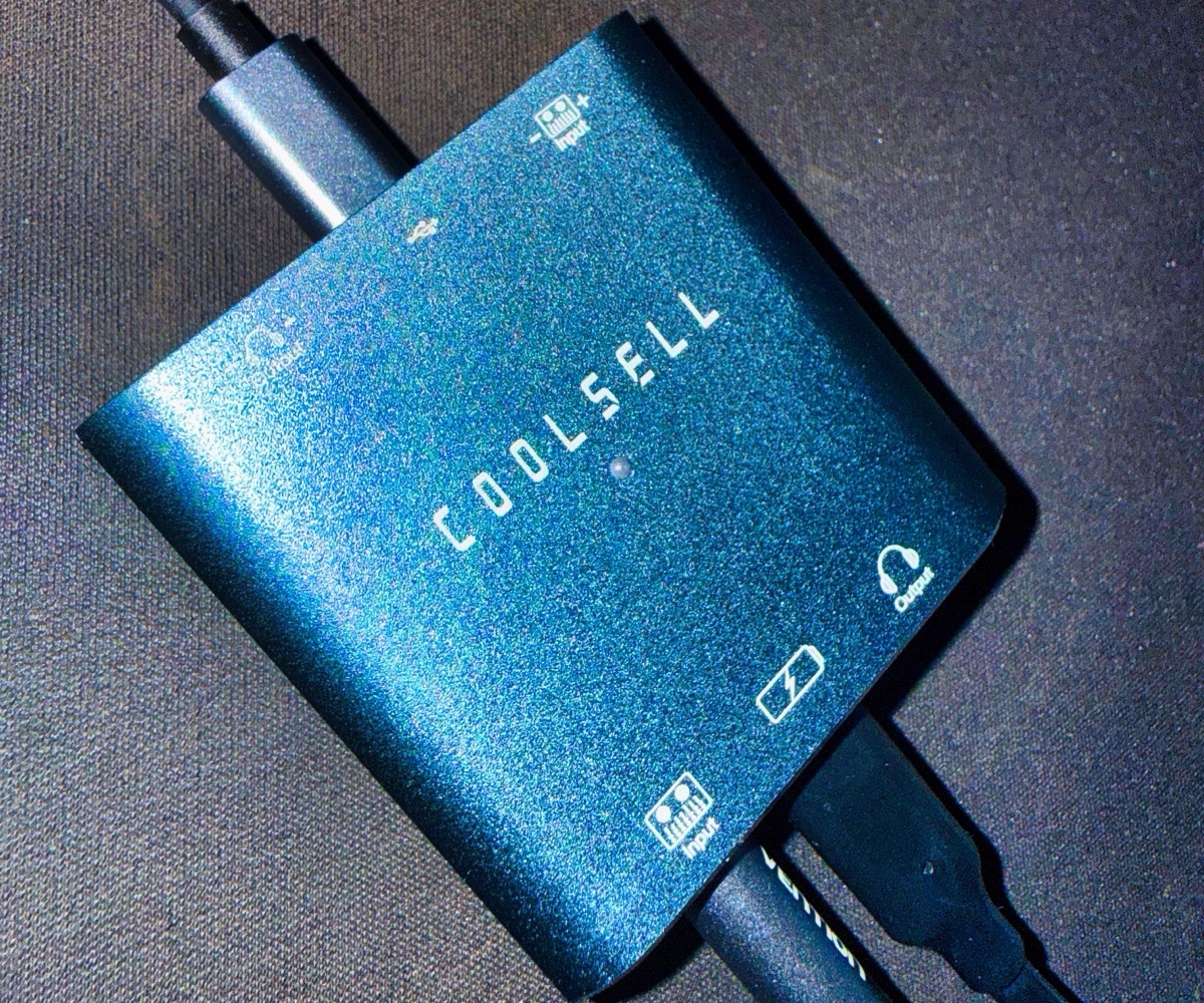 Interface de áudio portátil de alta qualidade Cool Seel. Foto créditos: radiotvwebnews 